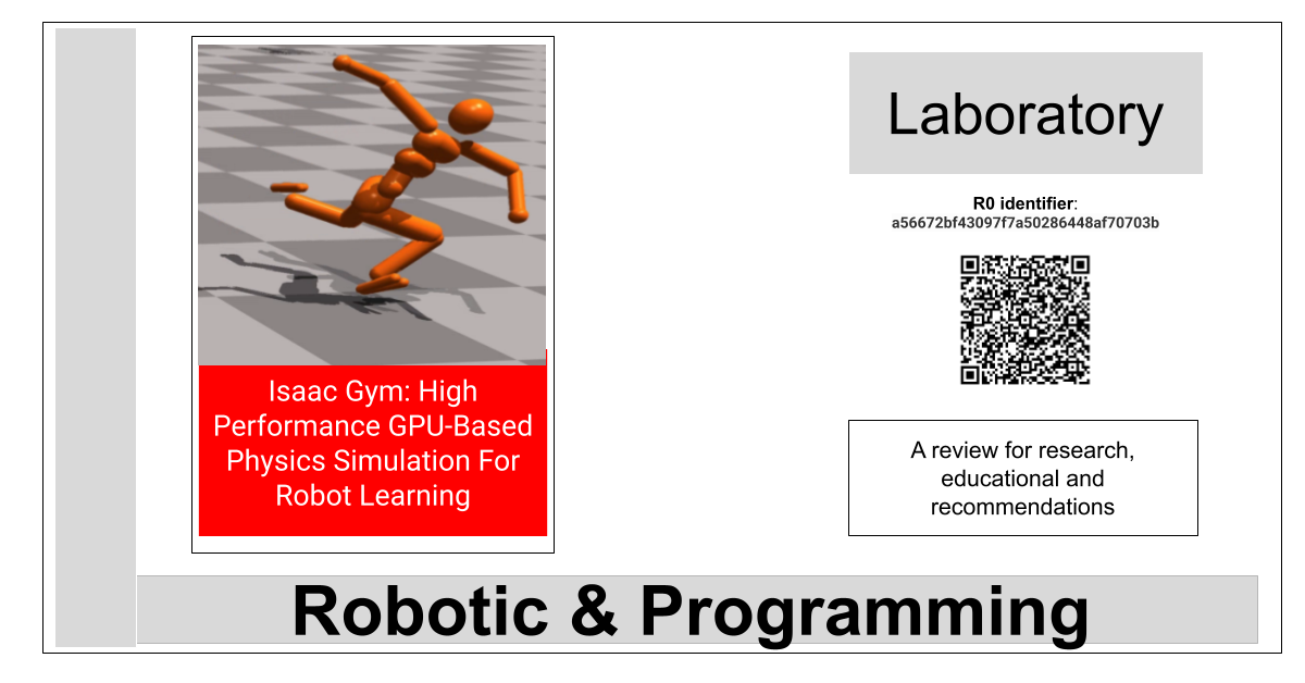 High Performance GPU-Based Physics Simulation For Robot Learning – La Biblia de la IA – The Bible of AI™ Journal