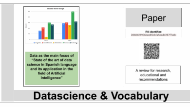 Data as the main focus of “State of the art of data science in Spanish language and its application in the field of Artificial Intelligence”