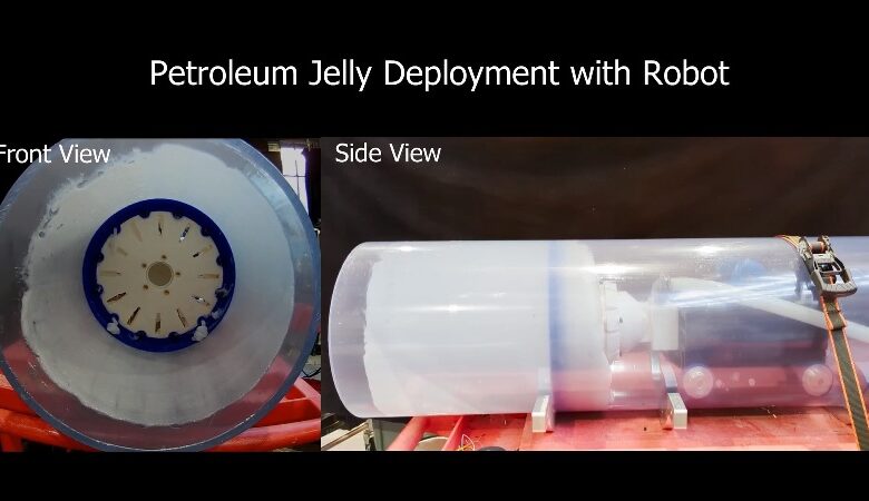 Pipe mapping and repairing robot of CMU