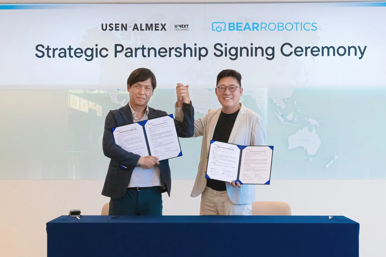 USEN-ALMEX and Bear Robotics announce Strategic Partnership — Bear Robotics