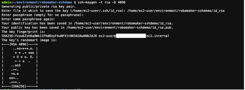 Running an SSH server on AWS RoboMaker