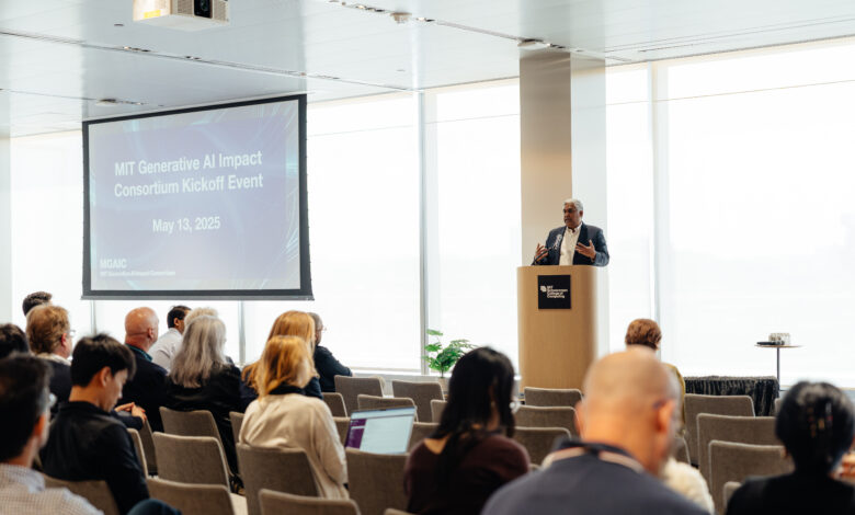 Researchers present bold ideas for AI at MIT Generative AI Impact Consortium kickoff event | MIT News