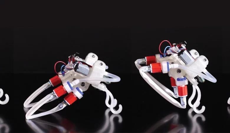 Air-powered robot uses physics for movement without electronics